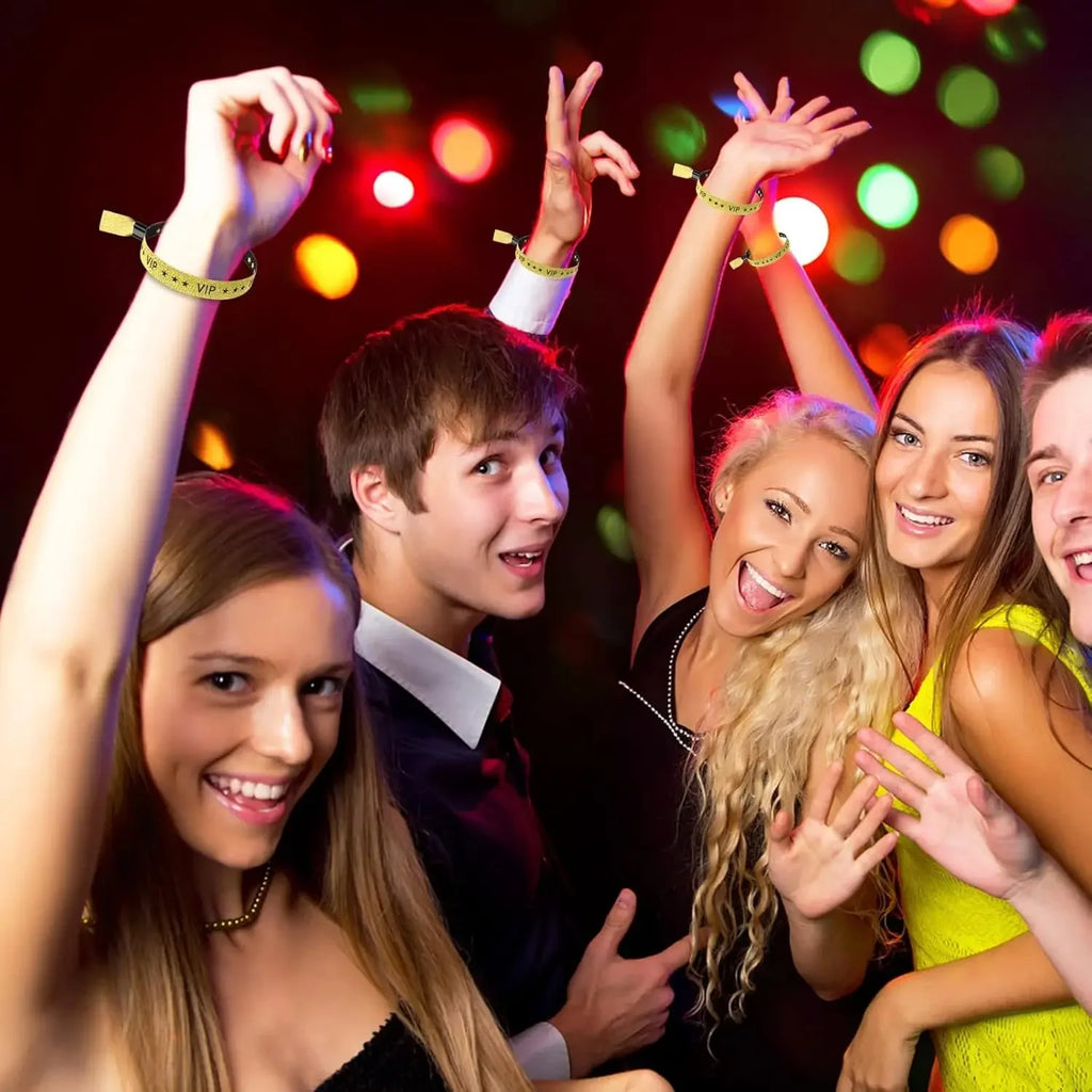 VIP Cloth Event Wristband Fabric Wristbands Solid Party Wedding