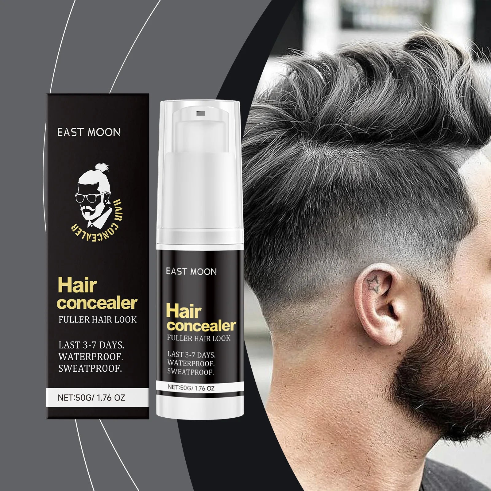 Specialized Hair Cover Cream:Targeted Fix for Hairline,Parting & Small Bald Spots,Natural & Skin-Fit,Waterproof & Sweatproof Zpaxo