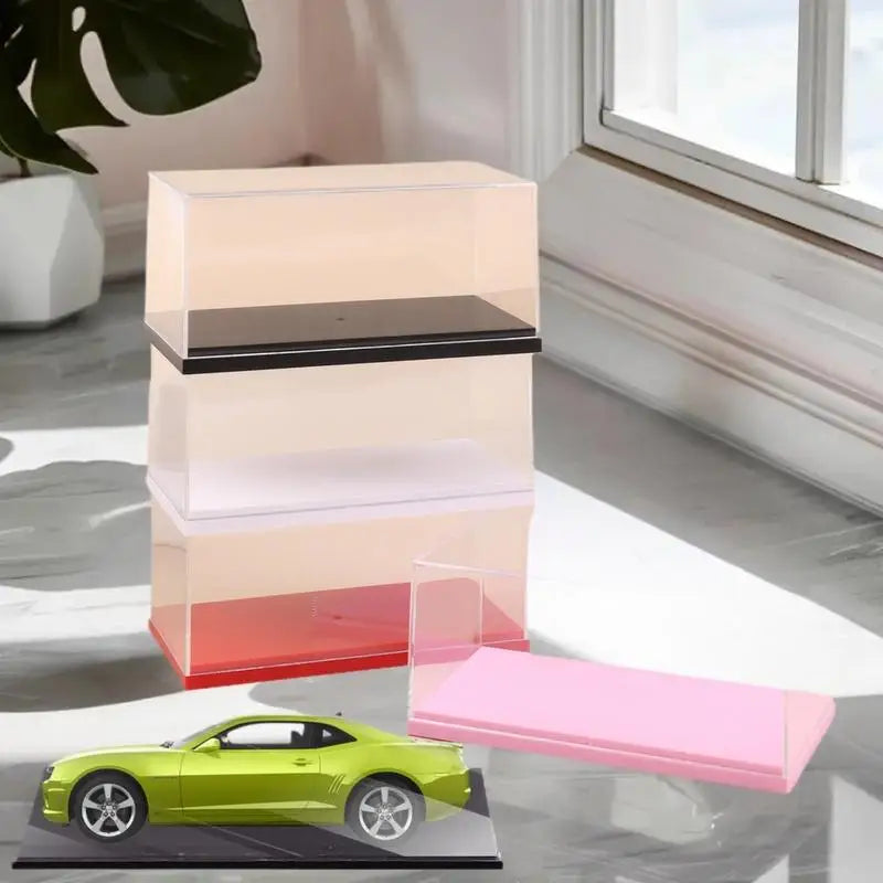 Practical Transparent Acrylic 1 43 Diecast Model Car Display Box DIY Zpaxo