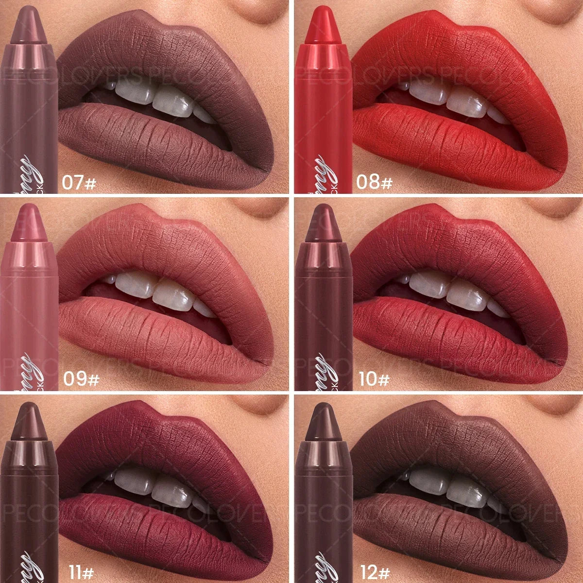 1PC Moisturizing Soft Matte Lip Liner Pencil - A Lip Crayon Perfect for Daily Wear, Suitable for Every Skin Type Zpaxo