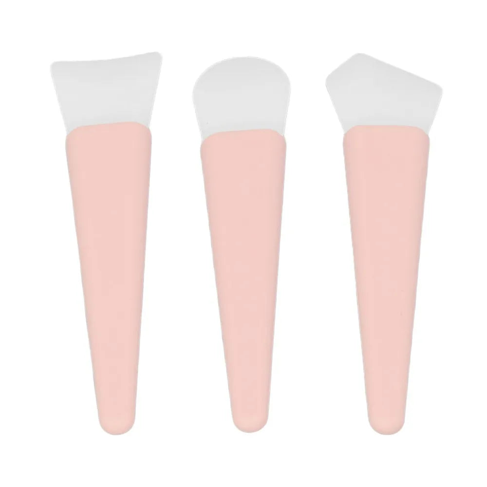 Soft Silicone Brush Applicator Lightweight Design Easy Clean Makeup Zpaxo Champagne