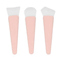 Soft Silicone Brush Applicator Lightweight Design Easy Clean Makeup Zpaxo Champagne