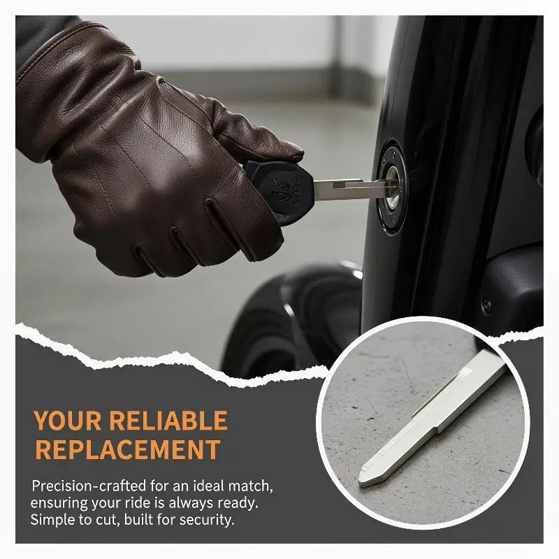 2-Pack Electric Bike Key Blanks – Copper, Anti-Corrosion | Yadea