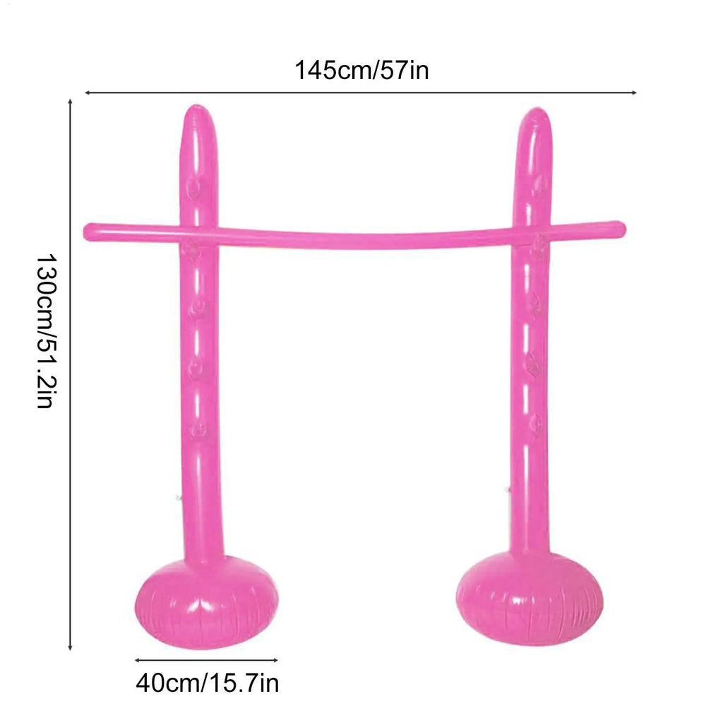 Inflatable Limbo Game Adjustable Height Outdoor Party Activity Kids