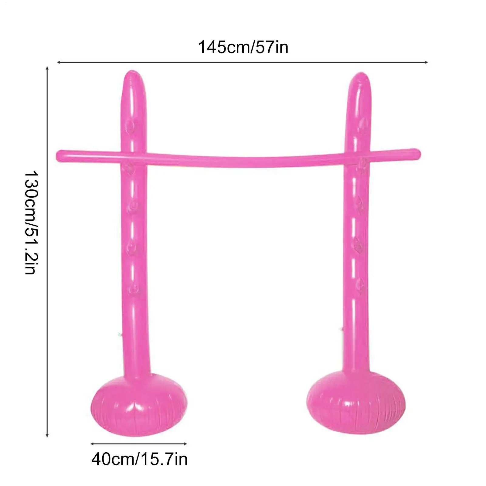 Inflatable Limbo Game Adjustable Height Outdoor Party Activity Kids