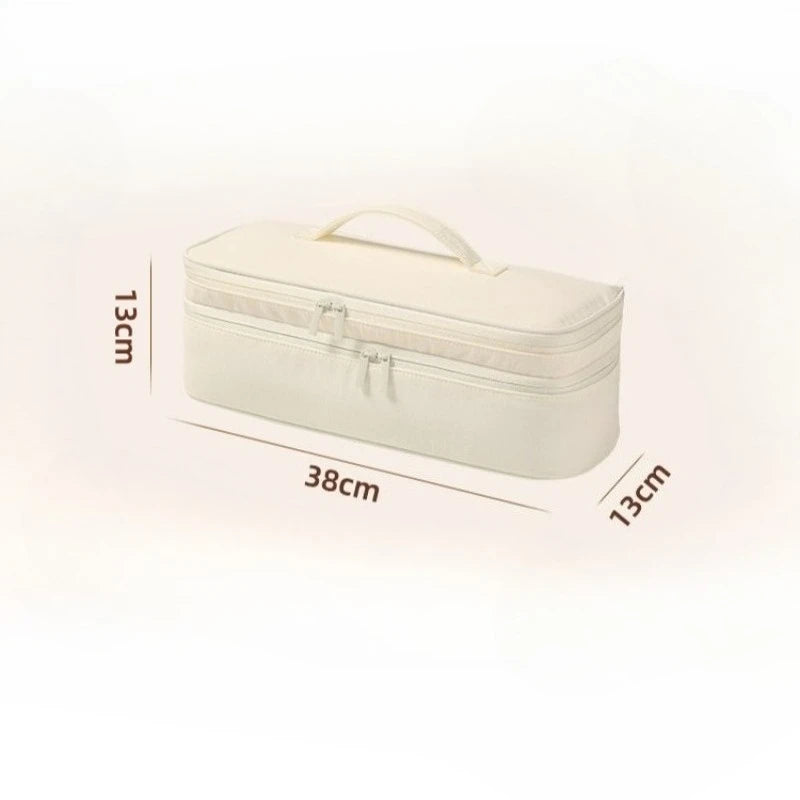 Hair Dryer Storage Bag, Hand-held Curling Iron, Straight Board Multifunctional Travel Makeup Bag, Organizing Protective Cover Zpaxo