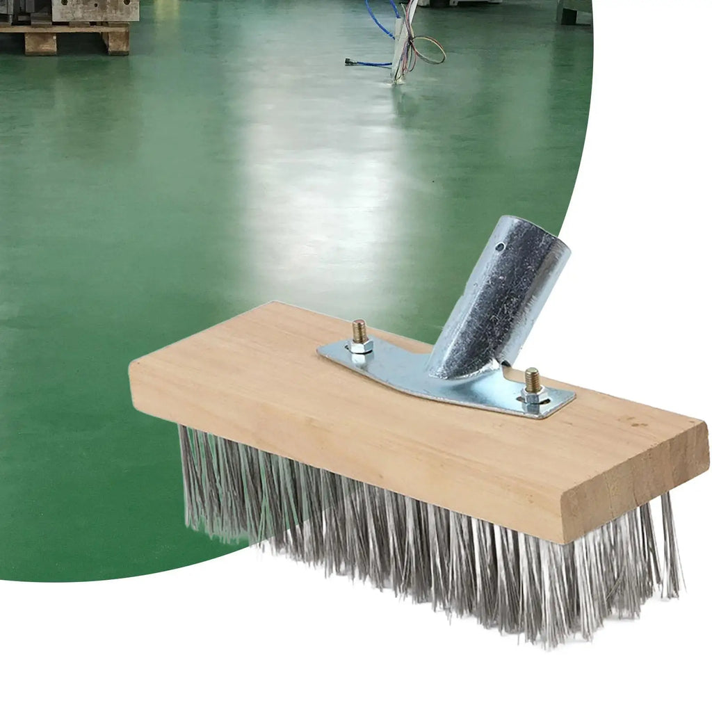 Wire Broom, Wire Deck Brush, Removes Wire Scratches, Cleaning Brushes, Metal Zpaxo 20cm with Adapter