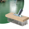 Wire Broom, Wire Deck Brush, Removes Wire Scratches, Cleaning Brushes, Metal Zpaxo 20cm with Adapter