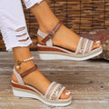 Women Sandals Summer Casual Luxury Flat Sandals Platform Shoes for Women 2024 New Designer Fashion Sandals Sandalias De Mujer Zpaxo MULTI 43