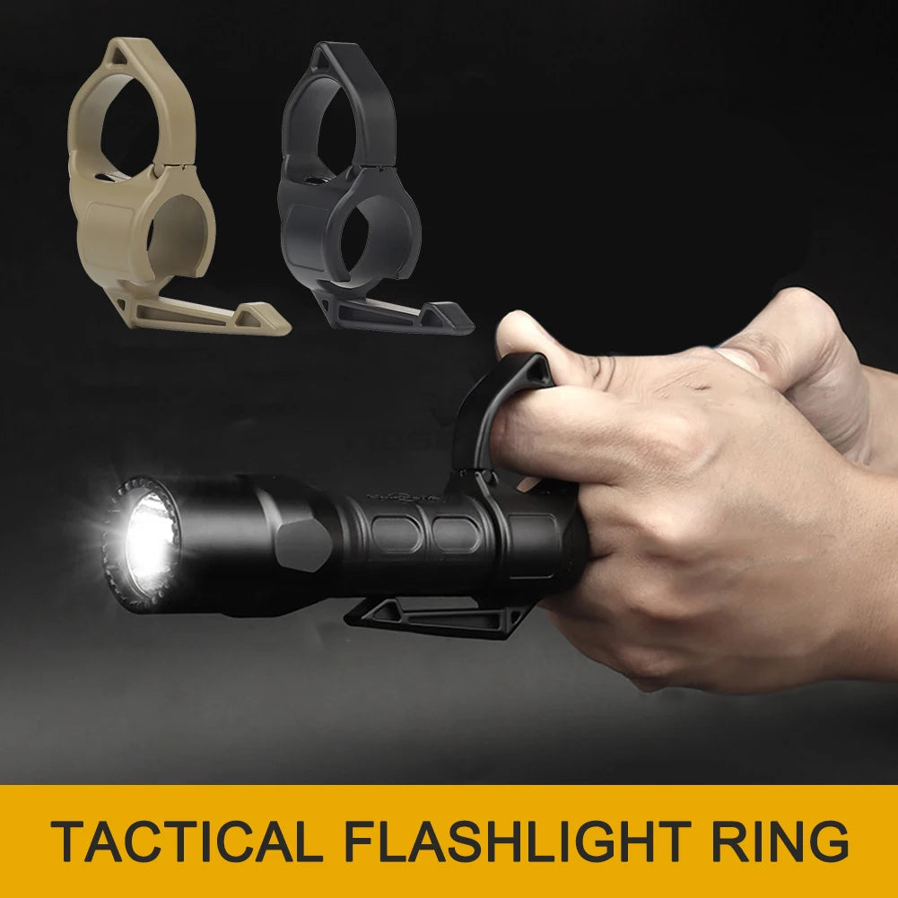 Flashlight Holder Anti-slip Finger Ring Adapter Compatible Pocket Zpaxo