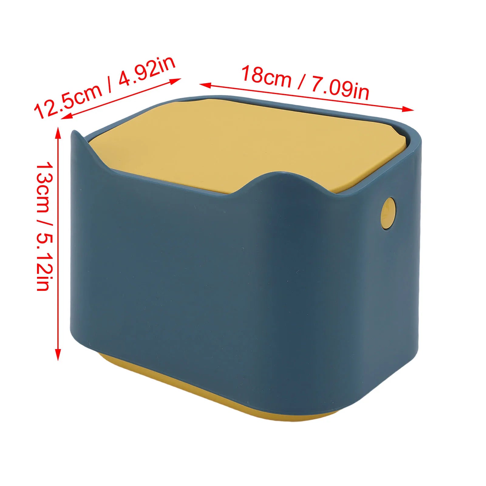 Cat Litter Trash Can Cat Litter Disposal Bin with Press Type Lid Multifunctional Cat Poop Garbage Container Bin for Home Zpaxo
