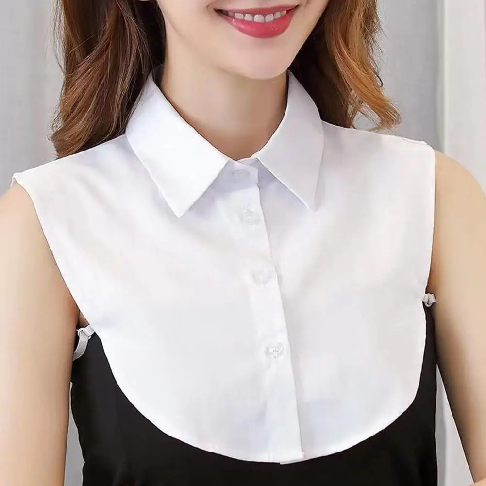 Classic Faux False Collar Half Shirts Detachable Collar Lapel Fake Collar Blouse Sweater Detachable Shirt Collar Zpaxo