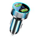 1 USB Car Charger Adapter 300W Fast Charge Voltage Monitor Iphone