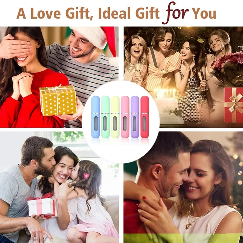 5ml Mini Refillable Perfume Spray Bottles | Candy Color Travel Set Refillable Perfume Atomizer Zpaxo