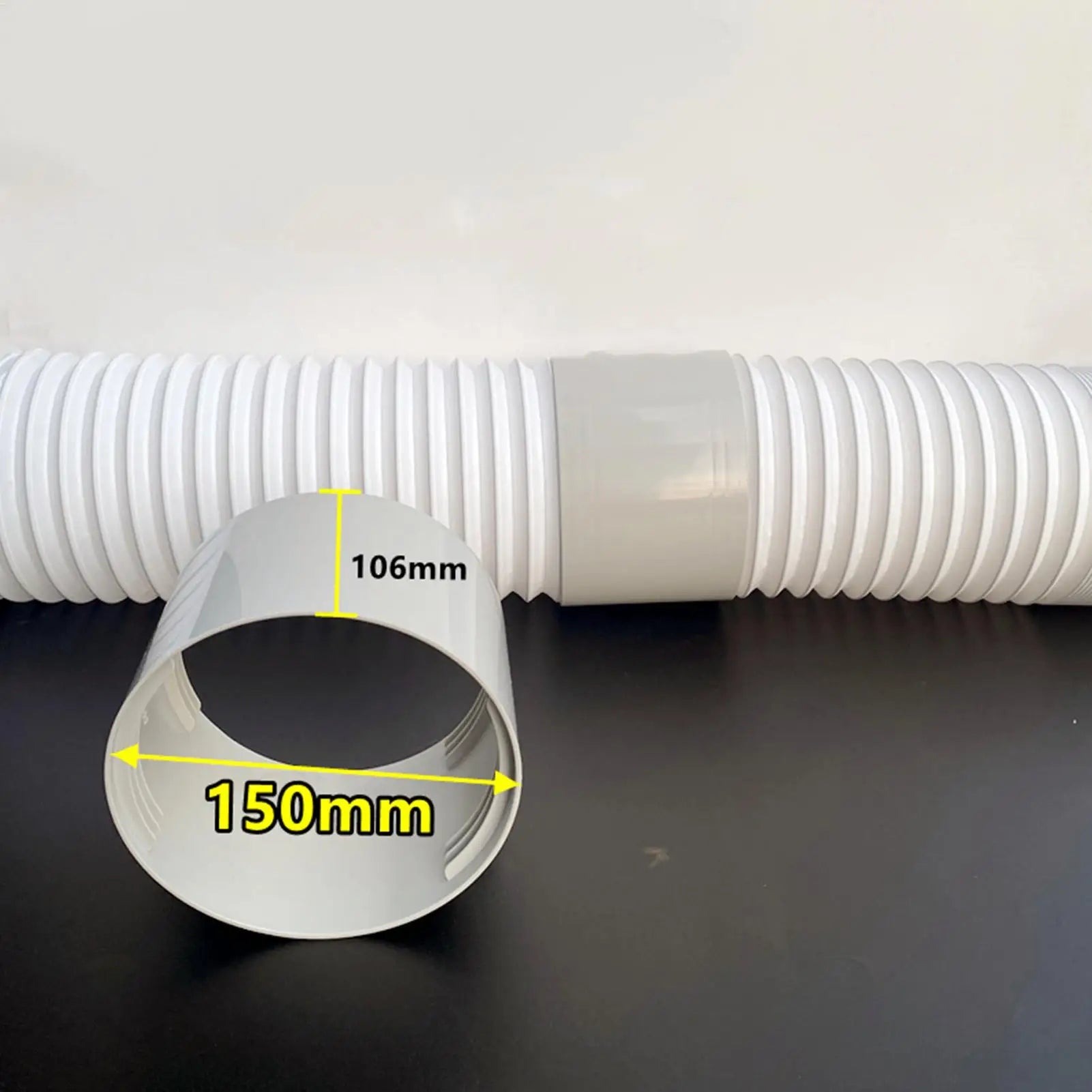 AC Exhaust Hose Coupler Portable Air Conditioner Vent Tube Connector