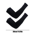 Arm Sleeves 1Pairs UV Arm Sun Sleeves Breathable Protection for Driving Sports Hiking Outdoor Summer Activities Sun Protection Zpaxo Black