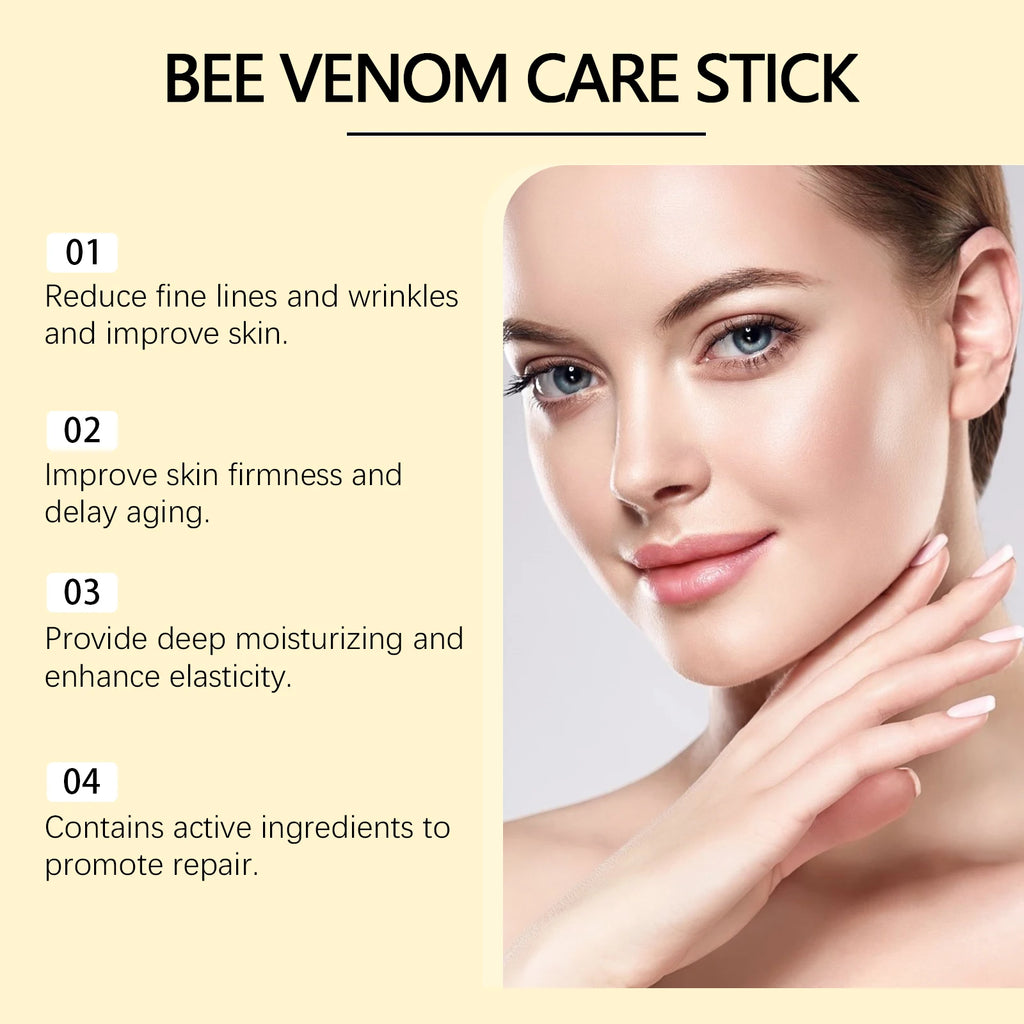 Bee Venom Neck Cream Stick – Collagen Lift, Firm & Tighten Neck Firming Cream Zpaxo