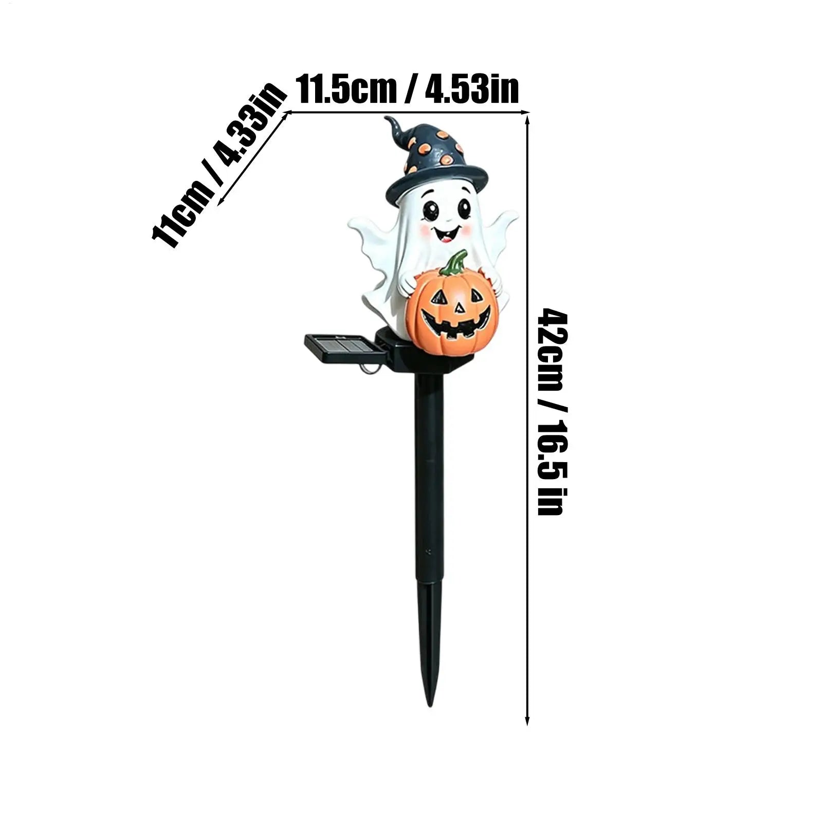 Halloween Solar Lights Spooky Weatherproof Outdoor Decoration Ghost