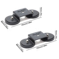 Modification Strong Magnetic Car Roof Light Bar Stainless Steel Powerful Mounting Base Holder 2 Pcs Off-Road Light Bar Trucks Zpaxo 88mm