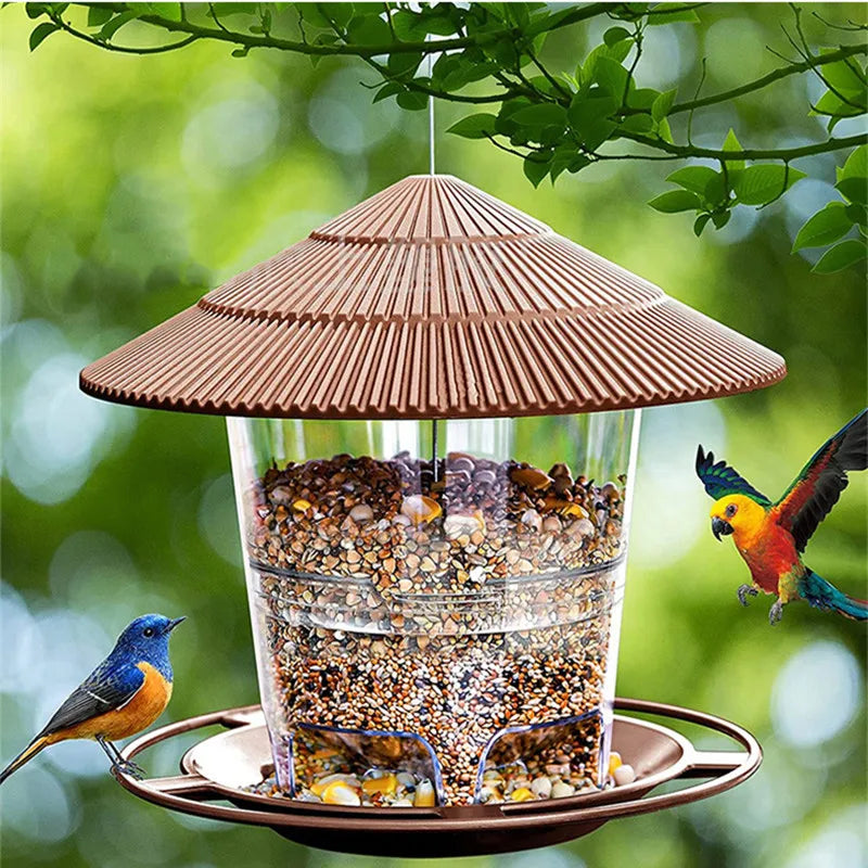 Bird Feeder Automatic Foot Feeding Tool Outdoor Hanging Nut Multiple