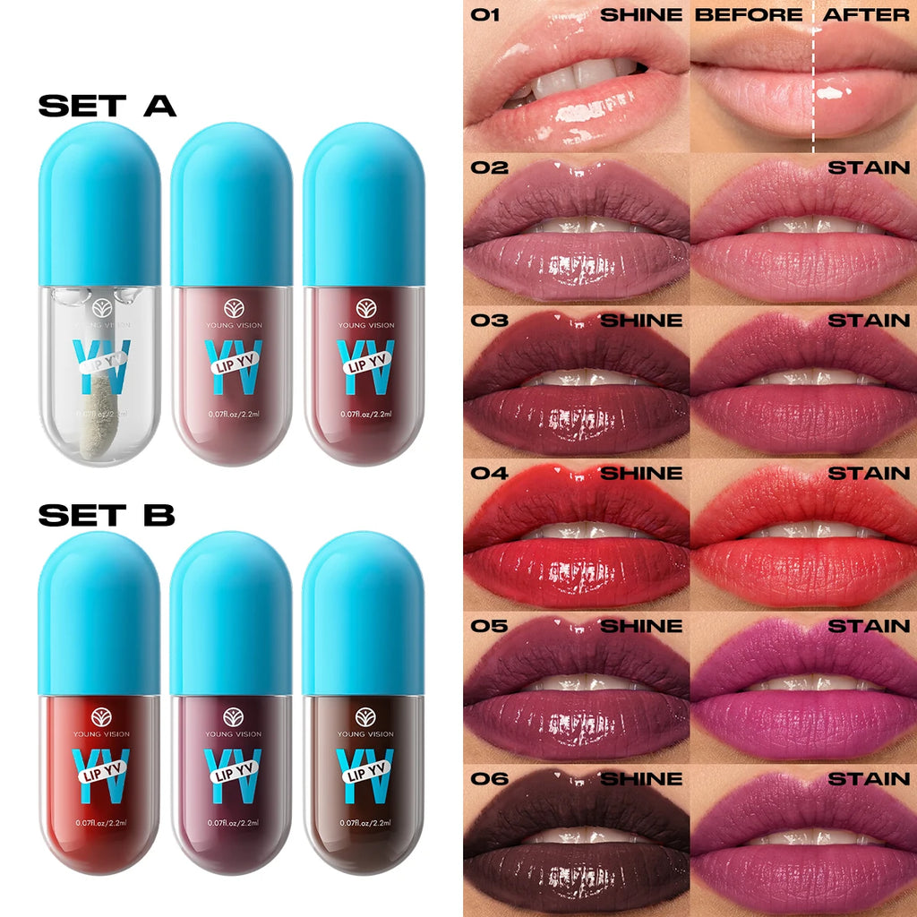 Portable Lip Oil – Compact, Travel-Friendly, Moisturizes Dry Lips Instantly, Ideal for Busy Women, Students, and Party Looks Tha Zpaxo