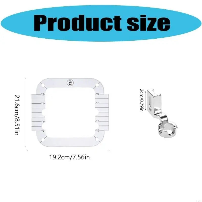 15 Pcs Acrylic Quilting Ruler Frees Motion Quilting Template Set Sewing Ruler Sewing Stencil Template for Craft Hobbyist Zpaxo