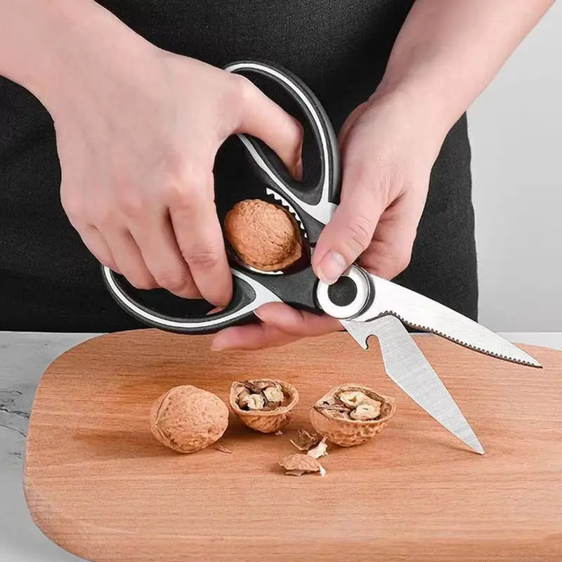 Multifunctional Stainless Steel Kitchen Scissors Gadgets Scale Zpaxo