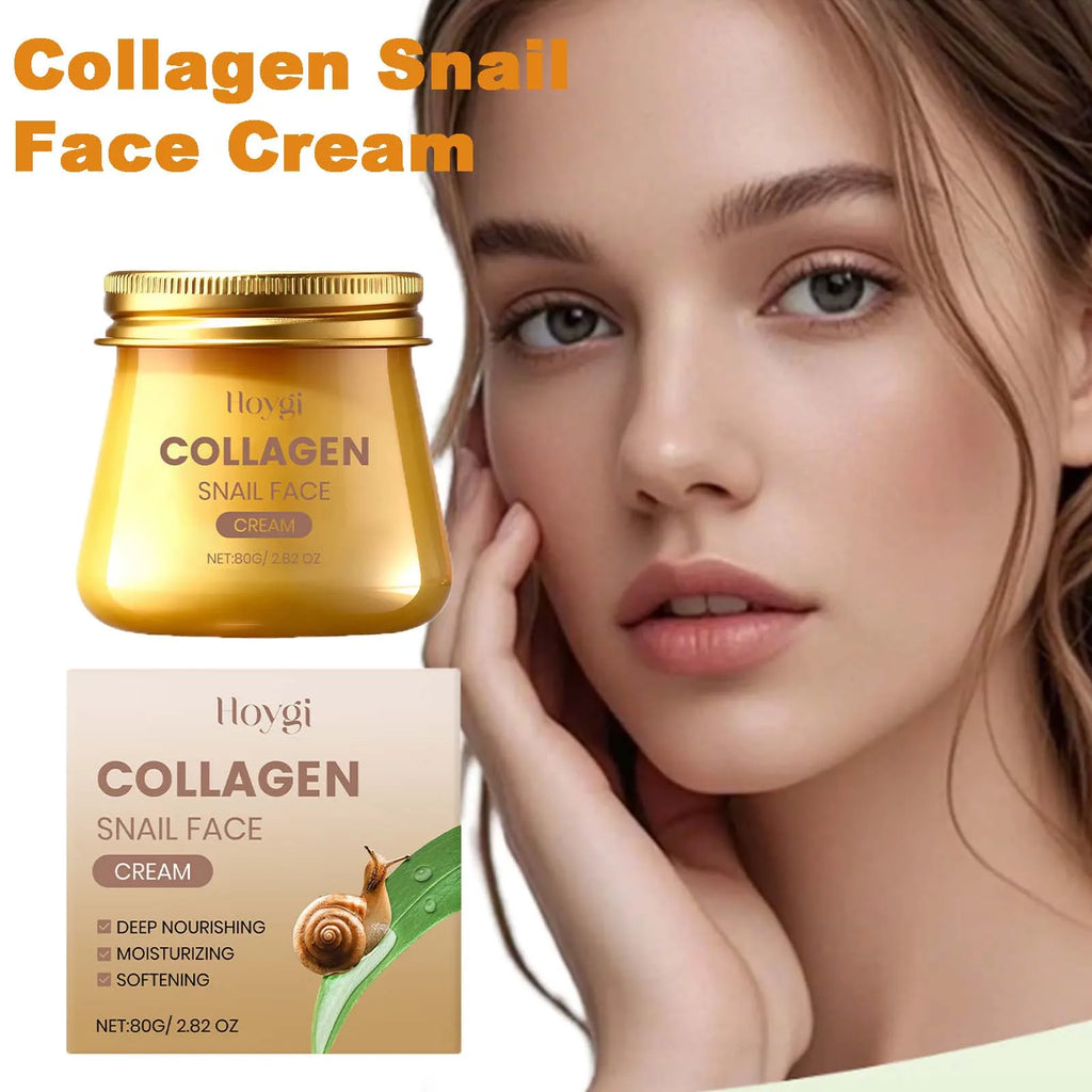 Hoygi Snail Mucin Collagen Cream – Anti-Wrinkle Firming Face Cream Face Moisturizer Cream Zpaxo