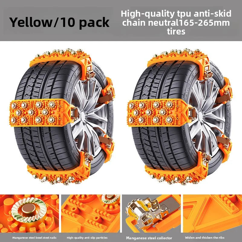 Universal TPU Snow Traction Chains – SUV, Car & Off-Road