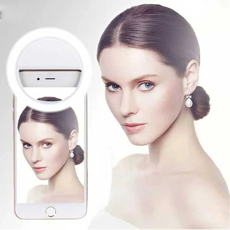 Universal LED Selfie Lamp Mobile Phone Lens Portable Flash Ring 36 Zpaxo