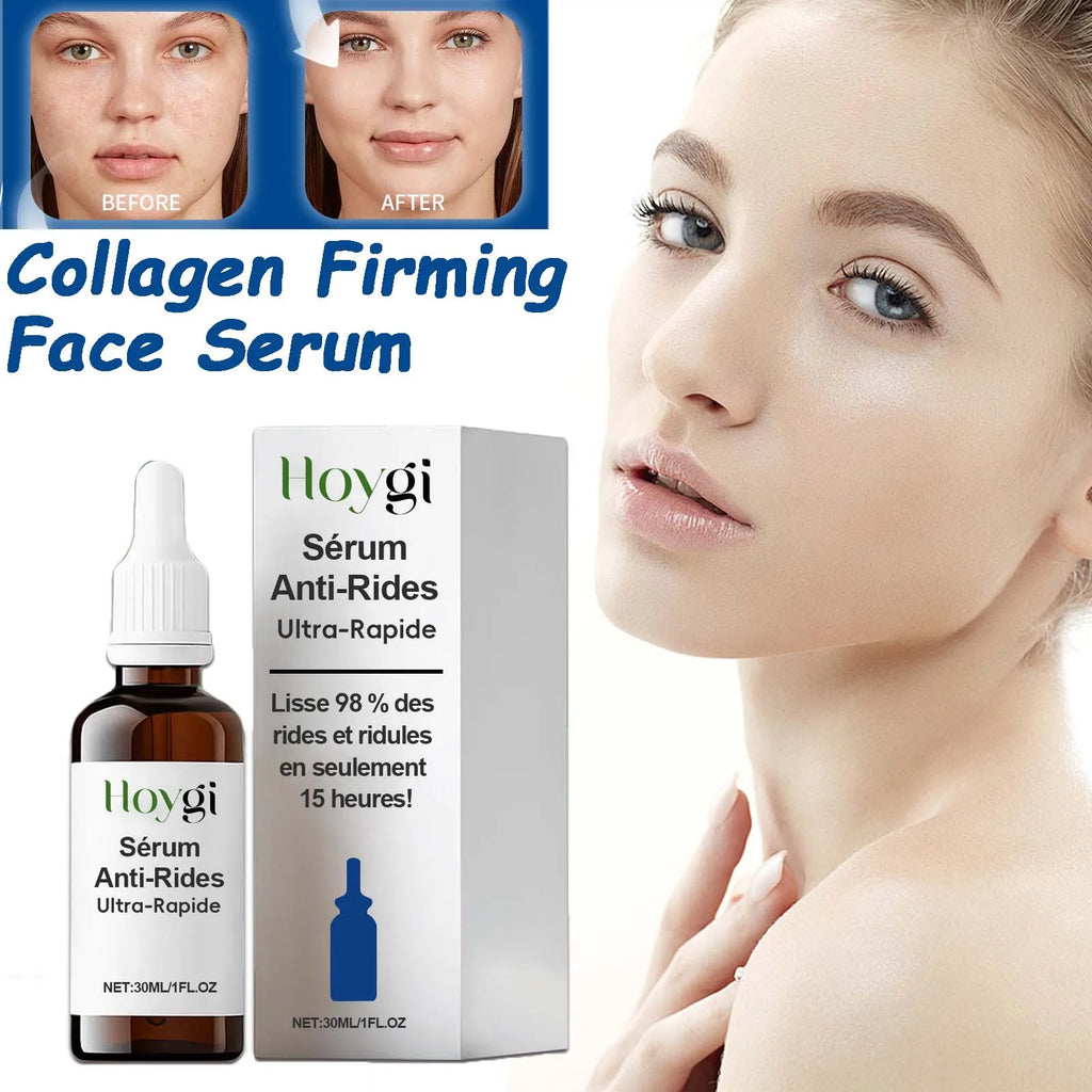 Collagen Firming Face Serum Anti-Wrinkle Hydrating Fade Fine Lines Lifting Tightening Smoothing Brightening Retinol Serum Zpaxo