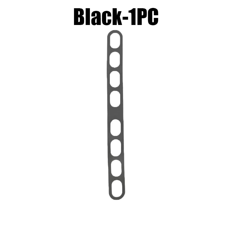 Reusable Silicone Universal Lid Holder Strap Elastic Band Pot Lids Zpaxo Black 1PC