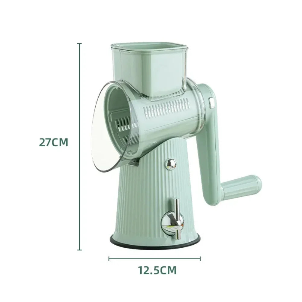 Multifunctional Kitchen Vegetable Slicer Tool Home Use Potato Thread Grater Roller Cutter Machine Easy to Clean Durable Zpaxo