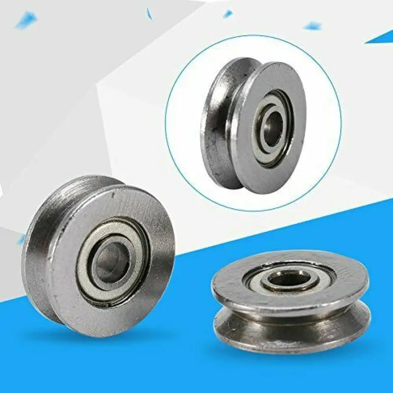 V Groove Sealed Ball Bearing Carbon Steel V623ZZ Guide Track Roller