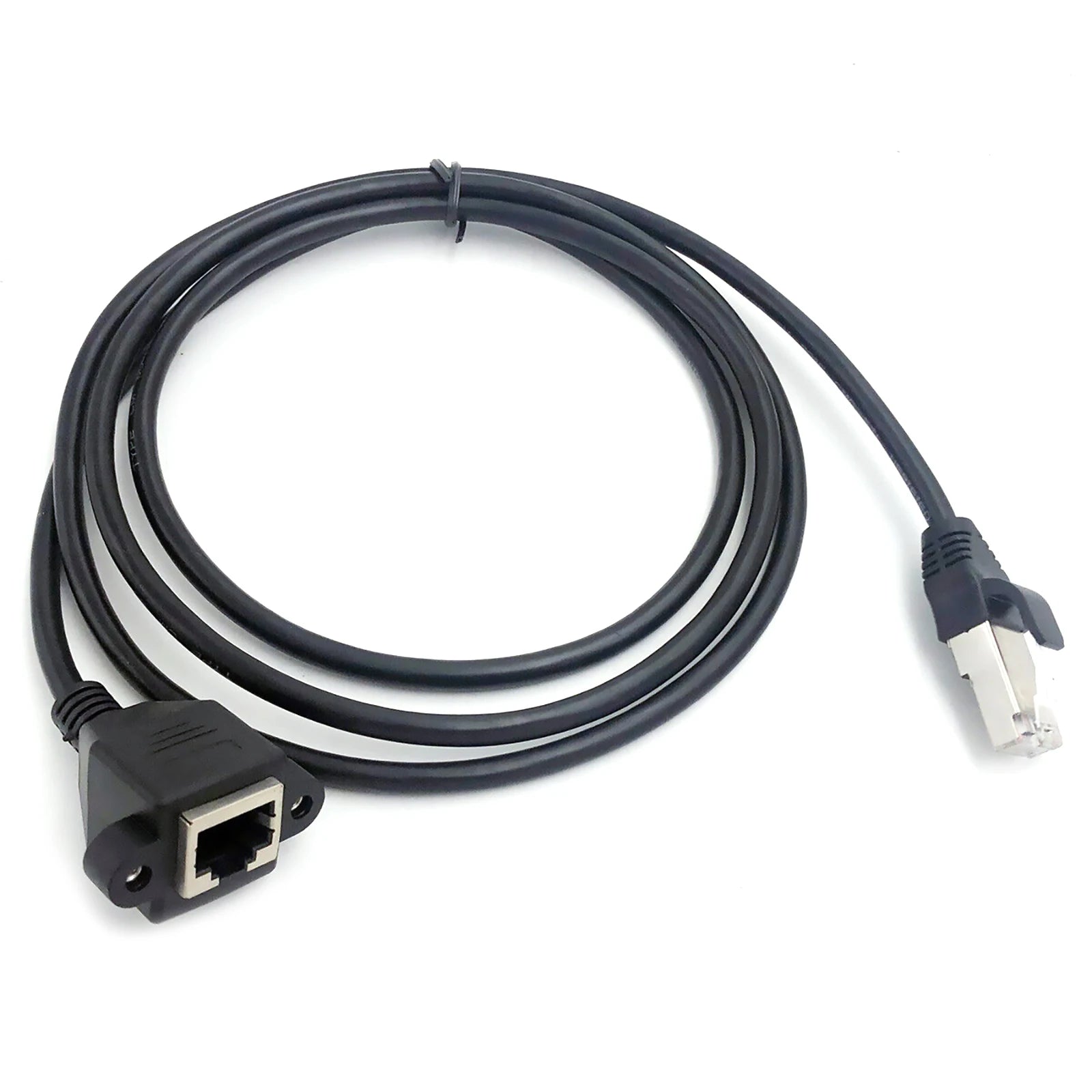 8Pin RJ45 Extension Cable Male Female Connector Ethernet LAN Network