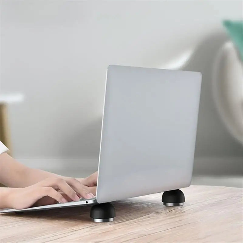 652F Ergonomic Laptop Stand Cooling Function Silicone Holder Zpaxo