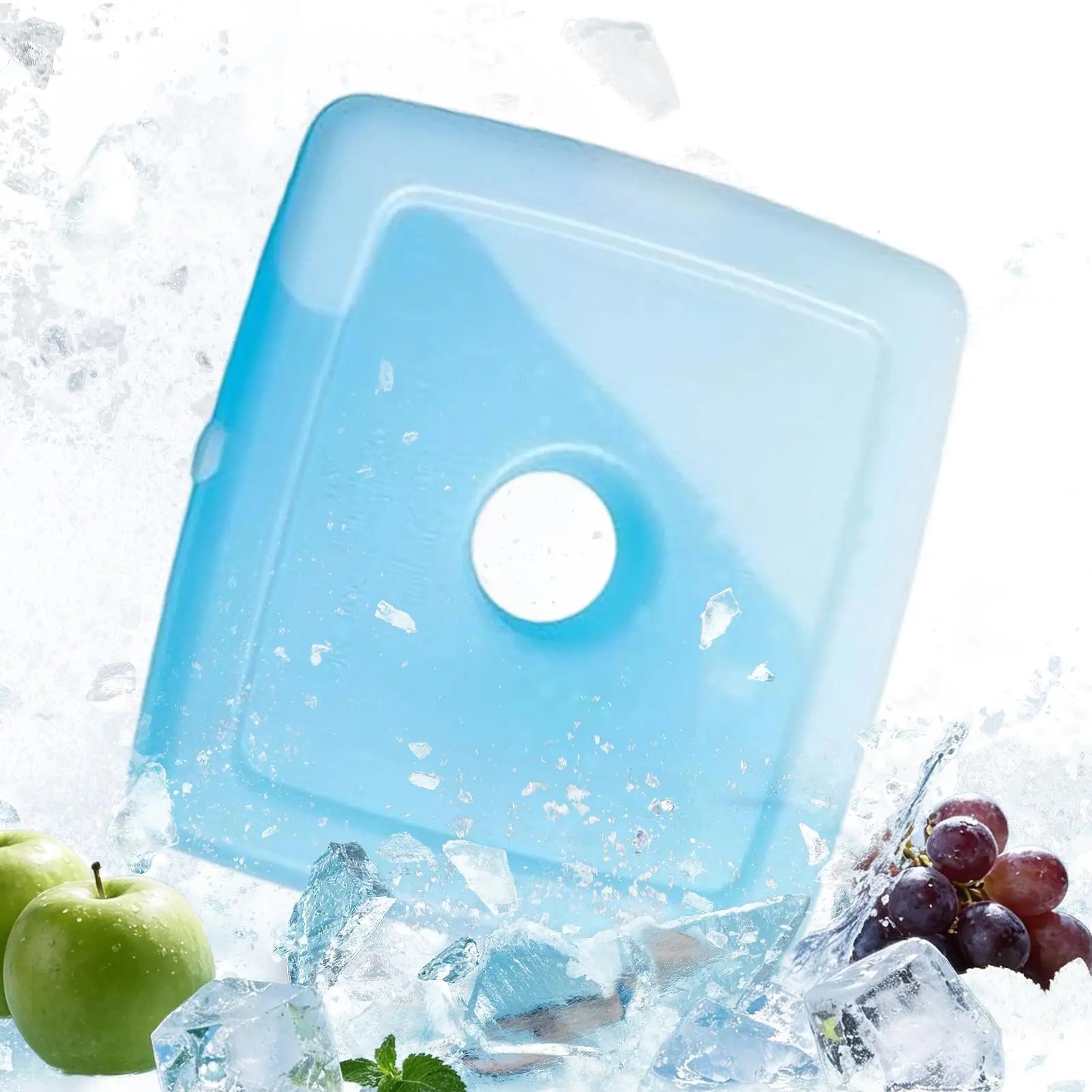 Reusable Ice Packs Slim Crystal Blocks Long Lasting Cold Lunch Boxes