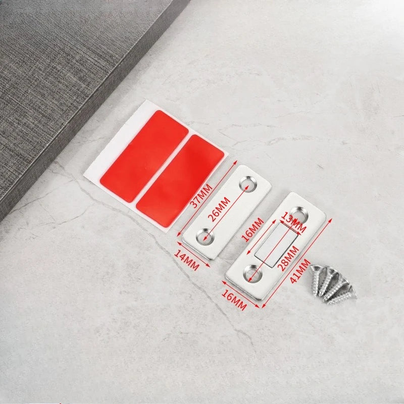 Magnetic Cabinet Catches Ultra Thin Door Strong Magnets Stopper