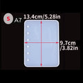 Note Book Silicone Resin Mold A5 A6 A7 DIY Notebook Crafts Gift Making Epoxy Resin Mould Zpaxo A7