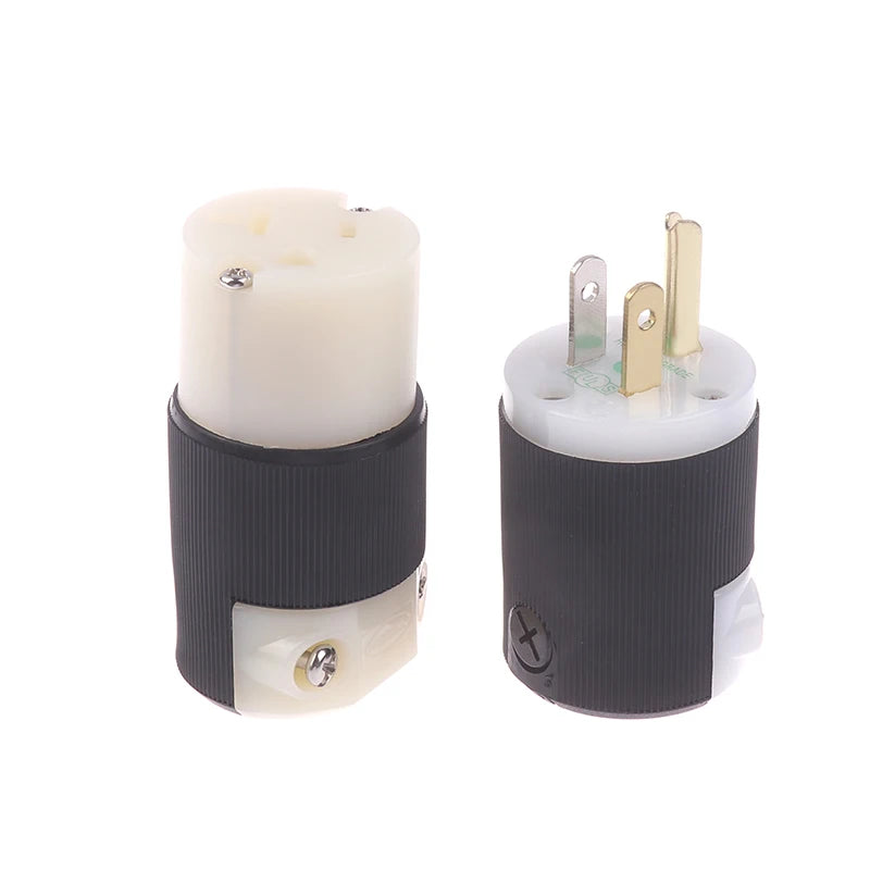 Hubbell HBL5266C Audio Copper US Plug NEMA 5-15P 15R American