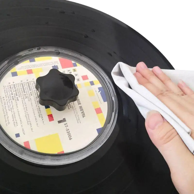 652F 2PCS Large Cleaning Cloth Absorbent Soft Cloth for LP Vinyl Record Accessories Zpaxo