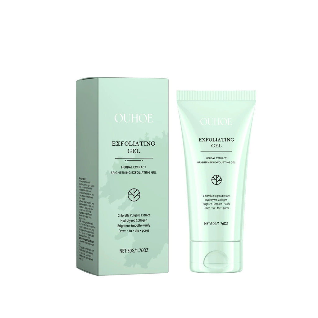 Exfoliating Peeling Gel Remove Dead Skin Dark Spot Deep Cleaning Purifying Brighten Tighten Pores Nourishing Repair Facial Scrub Zpaxo 50g boxed
