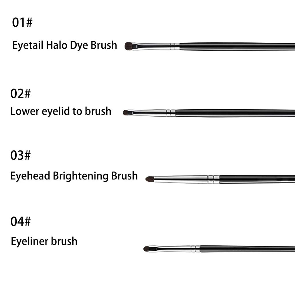 Including 4 Eyeshadow Brushes-ultra-soft Eyeliner Brush Detailed Zpaxo Eye Detail Brush