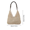 Hollow Out Straw Woven Bag Tote Beach Handbag Bohemian Large Capacity