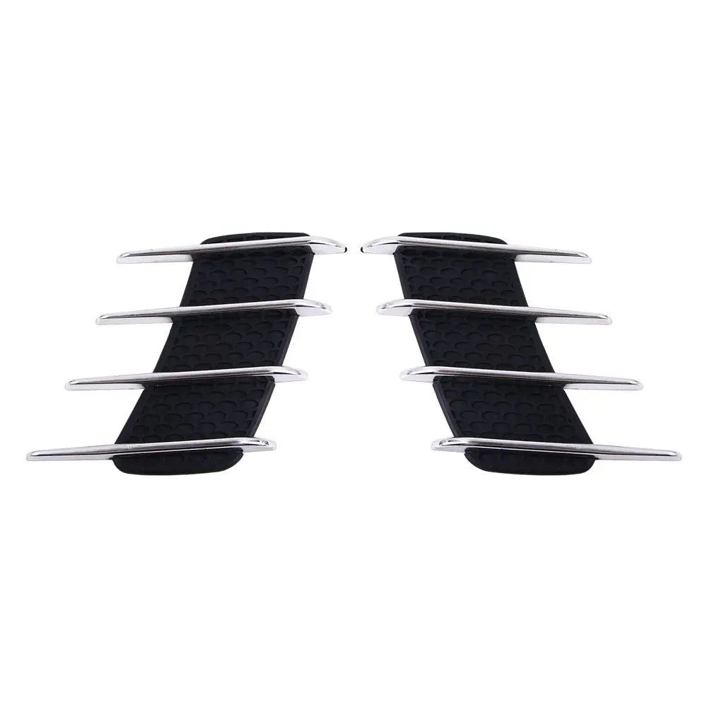 Chromium Car Styling Accessories False Air Outlet Shark Gills Zpaxo