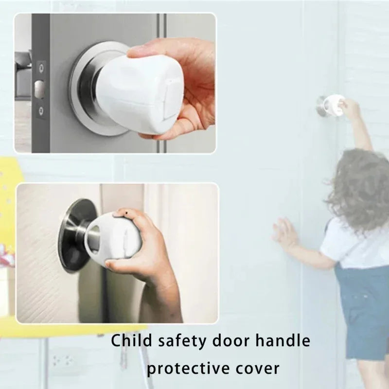 Baby Safety Door Lock Protective Cover Child Design Prevents