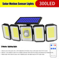 Solar Motion Sensor Lights Outdoor IP65 Waterproof Wall Lamp Zpaxo 300LED China Mainland