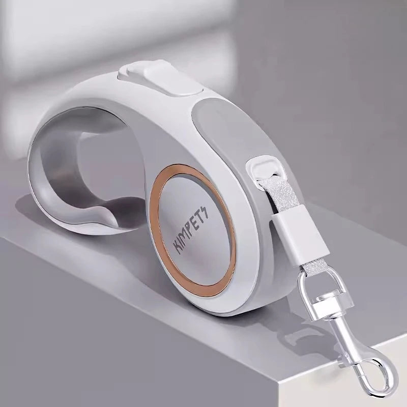 Popular pet dog teddy automatic retractable leash cat dog leash 3m outdoor dog walking leash Zpaxo WHITE dog leash 3m