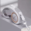 Popular pet dog teddy automatic retractable leash cat dog leash 3m outdoor dog walking leash Zpaxo WHITE dog leash 3m