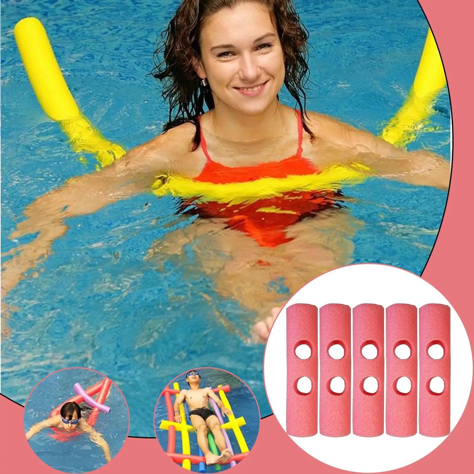 Pool Noodle Connector Adapter Non-slip Foam Joint Holder Adjustable